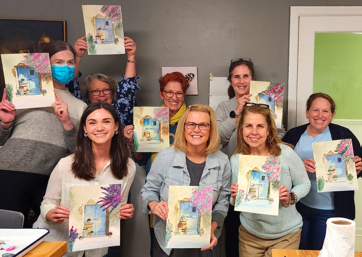 Beginning Watercolors for adults- Evenings – Blair-Center-for-the-Arts
