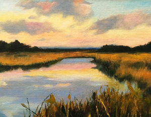 "Timeless Marsh" - oil on canvas