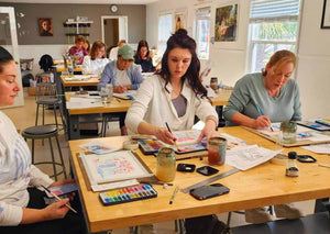 1-Day Adult Watercolor Workshop with Silvia