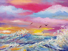Load image into Gallery viewer, Acrylic for Beginners - Evening