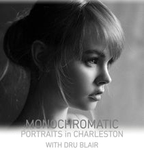 Load image into Gallery viewer, AIRBRUSH MONOCHROMATIC PORTRAIT WITH DRU BLAIR