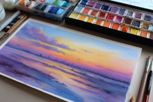 Load image into Gallery viewer, January Beginning Watercolor - Evenings