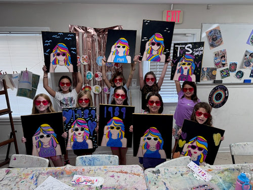 AM CAMP  In My Artist Era -Mixed media Ages 7-13