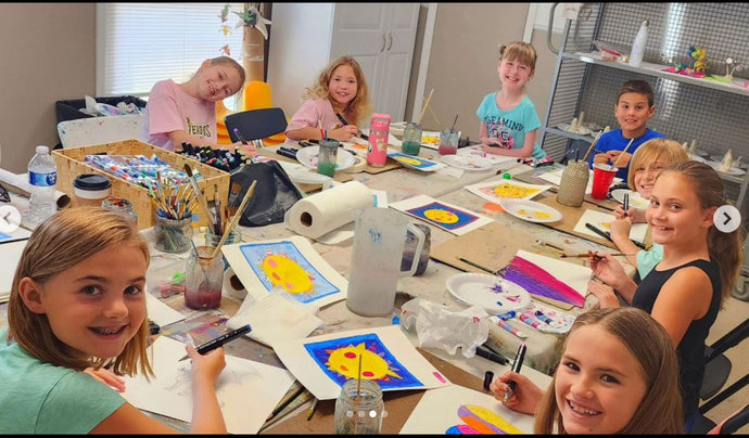 PM CAMP Watercolors and markers ages 8-12